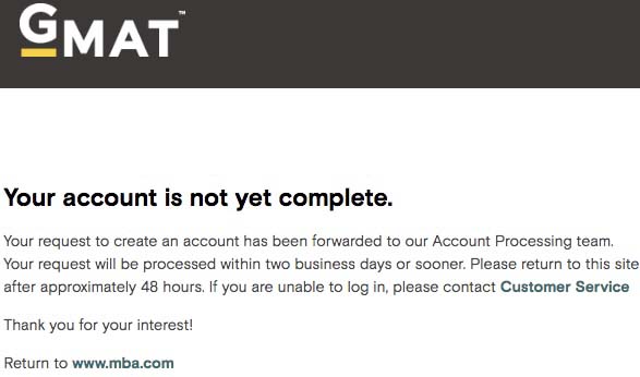 gmat exam registration steps 2