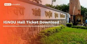 IGNOU hall ticket